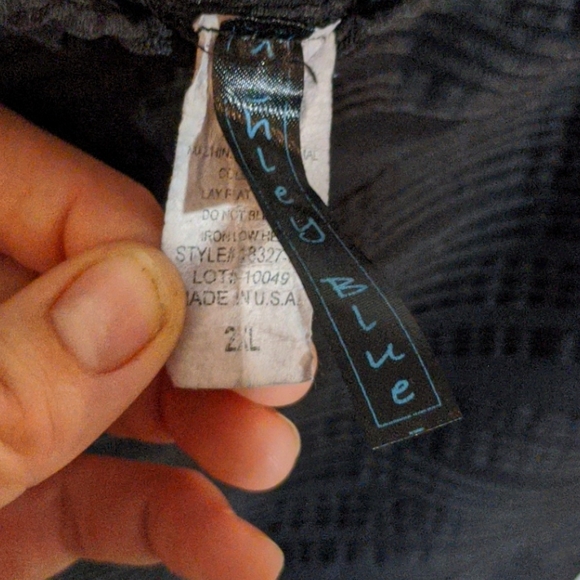 Ashley Blue Pencil Skirt - Picture 3 of 3